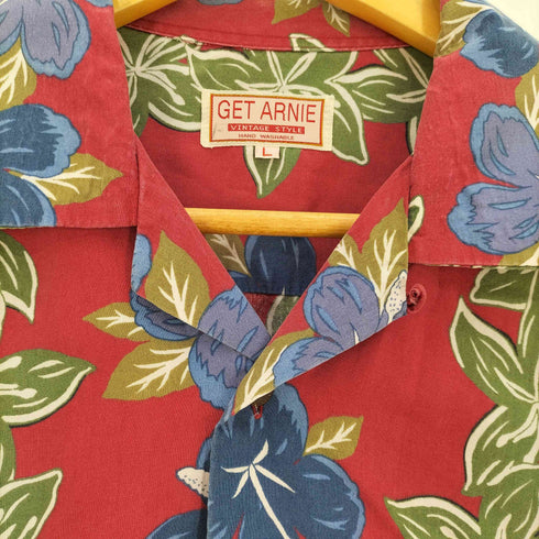 GET ARNIE VINTAGE STYLE 花柄 アロハシャツ メンズ import:L