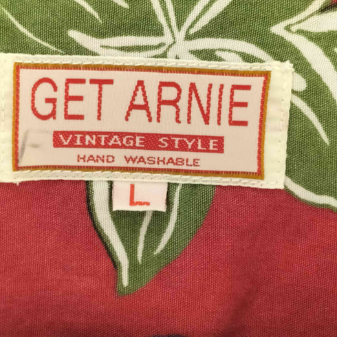 GET ARNIE VINTAGE STYLE 花柄 アロハシャツ メンズ import:L
