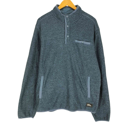 エディーバウアー Eddie Bauer ハーフボタンスナップフリース メンズ import:L