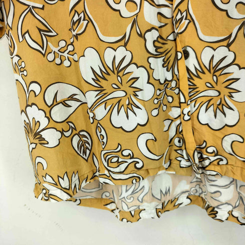 クイックシルバー Quiksilver レーヨン100% オープンカラーアロハシャツ メンズ import:M