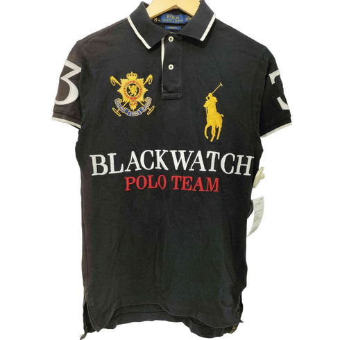 ポロラルフローレン POLO RALPH LAUREN BLACKWATCH POLO TEAM ビッグポニー ポロシャツ メンズ import:XS