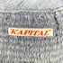 キャピタル KAPITAL プリーツギャザー リネン混 ノースリーブ ブラウス レディース JPN:1