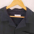 ザラ ZARA 開襟 オープンカラー 半袖 シャツ ブラック メンズ import:XL