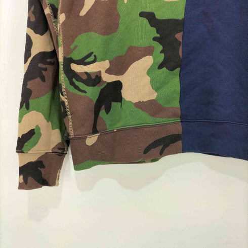 ポロラルフローレン POLO RALPH LAUREN 虎 タイガー 迷彩 カモ ドッキング スウェット メンズ L/G (14-16)