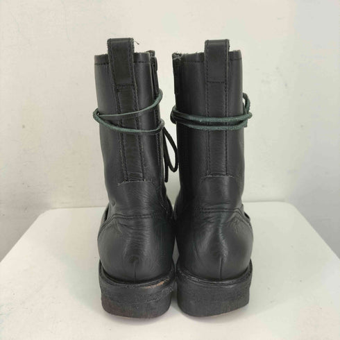 ズッカ ZUCCa 00S サイドジップ レースアップ ブーツ レディース