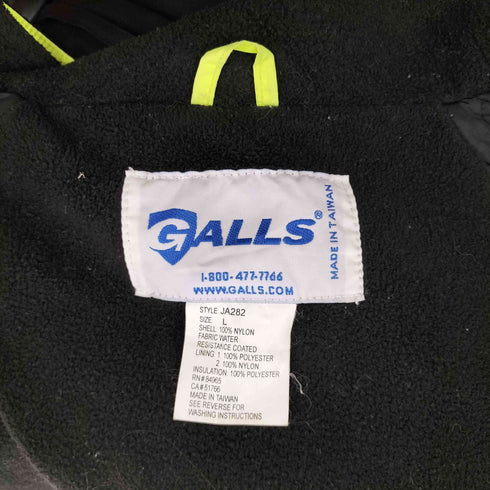GALLS リフレクタージャケット 裏地フリース メンズ import:L