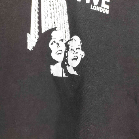 ギミーファイブ gimme five アルバムモチーフ プリントクルーネックTシャツ メンズ import:XL