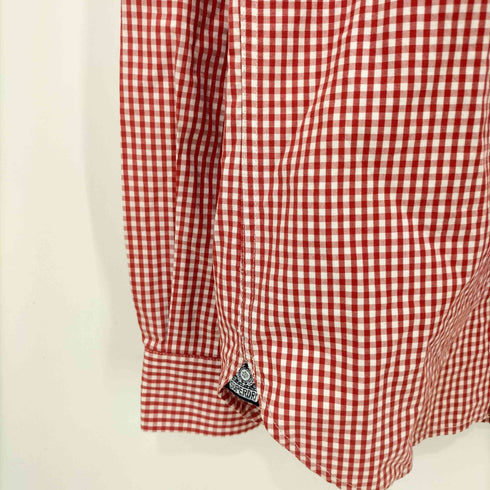 スーパードライ Superdry 極度乾燥(しなさい) マチ付 ギンガムチェック ボタンダウン シャツ メンズ import:S
