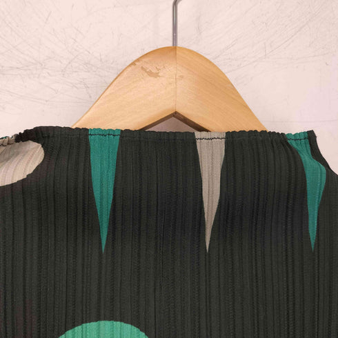 プリーツプリーズイッセイミヤケ PLEATS PLEASE ISSEY MIYAKE バックギャモン柄デザインプリーツワンピース レディース 3