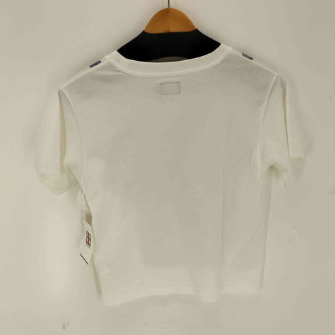 エヴィス EVISU 2-in-1 石垣迷彩デニムコルセットプリント ファッションフィット Tシャツ レディース S