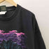 90s HABITAT アニマルT 巻きプリント 両面プリント オオカミ 狼 ウルフ サンダー 雷 SAM’S TOWN ブラック メンズ import:XL