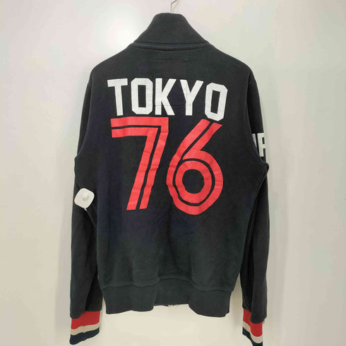 スーパードライ Superdry 極度乾燥(しなさい) ジップアップ ハイネック スウェット トラックジャケット TOKYO 76 メンズ import:S