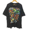 マーベル MARVEL 00s ヒーロー オールスター プリントT キャラクターT 大判プリント アメコミ カットソー Tシャツ ブラック メンズ 2XL