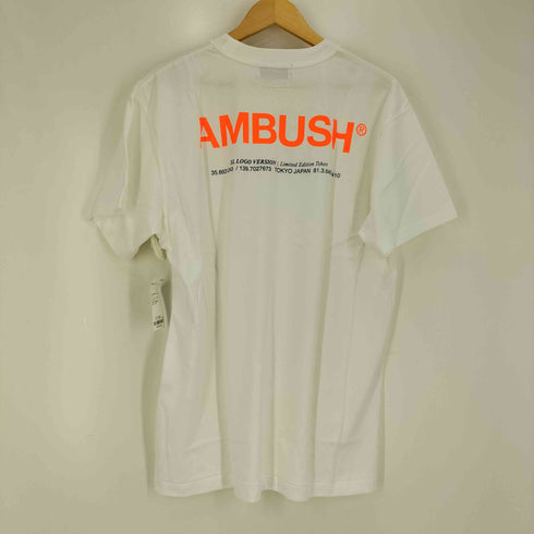 アンブッシュ AMBUSH LOGO T-SHIRT 両面プリント クルーネックTシャツ メンズ JPN:4