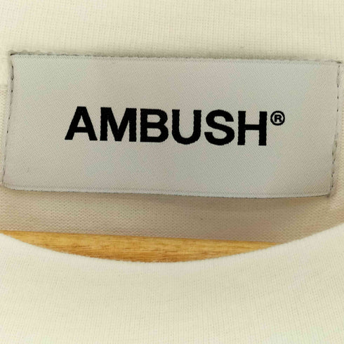 アンブッシュ AMBUSH LOGO T-SHIRT 両面プリント クルーネックTシャツ メンズ JPN:4