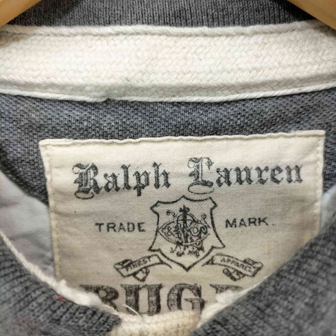 ラグビーラルフローレン Rugby Ralph Lauren 90s エンブレム 鹿の子 ポロシャツ メンズ import:S