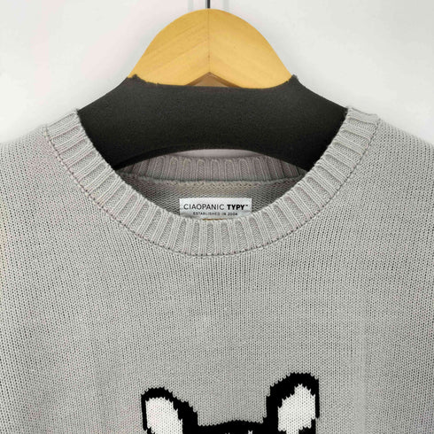 チャオパニックティピー CIAOPANIC TYPY 犬アソート柄ロゴジャガード レディース JPN:L