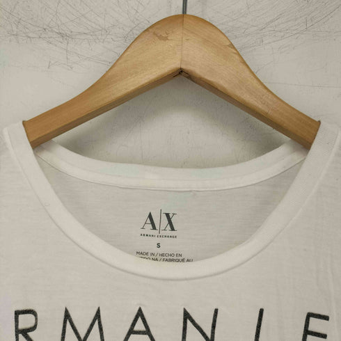 アルマーニエクスチェンジ ARMANI EXCHANGE ロゴ 英字プリント クルーネック ロンT メンズ import:S