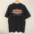 ジャージーズ JERZEES 90s STURGIS'99 コピーライト1999 バイカー スケルトンパーティー スカル プリントT The Party Never Ends 半袖 カットソー ブラック メンズ