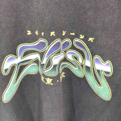 エヴィス EVISU ネオンレオパードプリント Tシャツ メンズ S