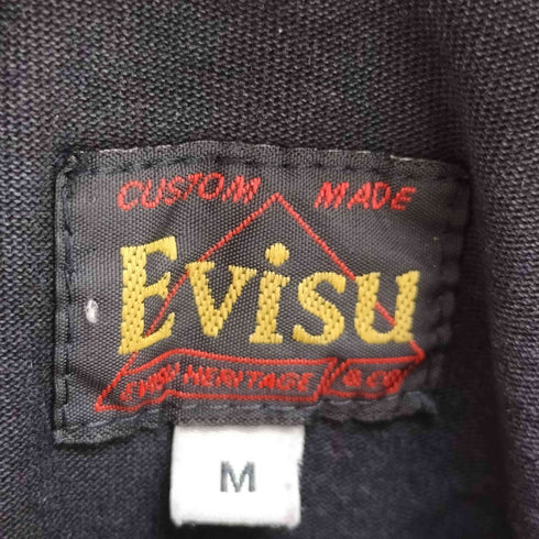 エヴィス EVISU リバースカモメスローガン 長袖Tシャツ メンズ M