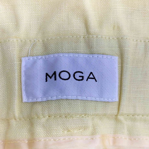 モガ MOGA ウエストデザイン リネンパンツ レディース JPN:2