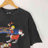 ヘインズ Hanes 90s コピーライト1991 BEEFYボディー アニメT キャラクターT 両面プリント プリントTシャツ 裾袖シングル ブラック メンズ import:XL
