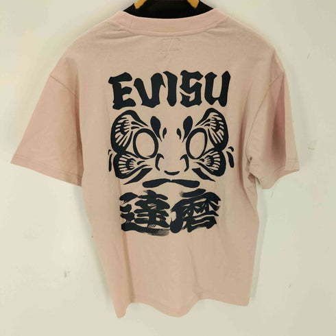エヴィス EVISU EVISUロゴとだるま Tシャツ メンズ S