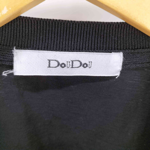 ドゥドゥ DouDou チュールネジリフレンチカットソー レディース FREE