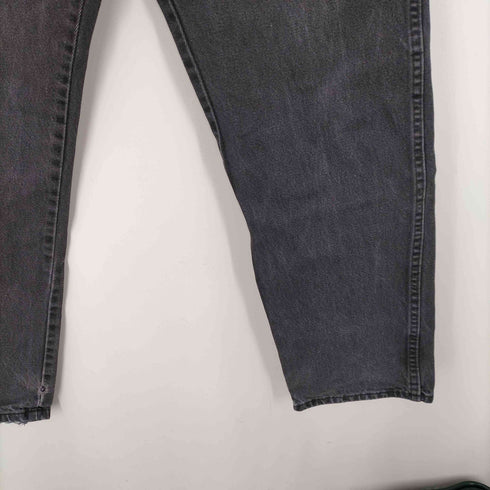 ラングラー Wrangler 00s RUSTLER 87619CB ブラックデニム デニムパンツ ジッパーフライ ストレート ブラック メンズ 36x29