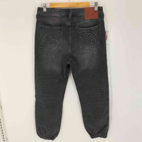 エヴィス EVISU エンボスカモメ&ロゴ レギュラーフィットデニムジョガー メンズ 30