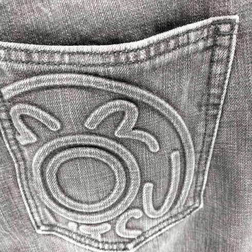 エヴィス EVISU エンボスカモメ&ロゴ レギュラーフィットデニムジョガー メンズ 30