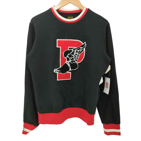 ポロラルフローレン POLO RALPH LAUREN P WING ロゴ クルーネック スウェット メンズ import:XS