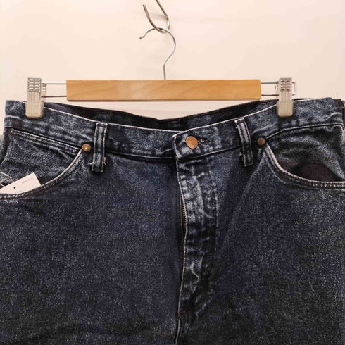 ラングラー Wrangler 90s USA製 13MWZNF ストーンウォッシュ カウボーイカット ストレート ジッパーフライ レザーパッチ デニム パンツ ジーンズ インディゴ メンズ 36x30
