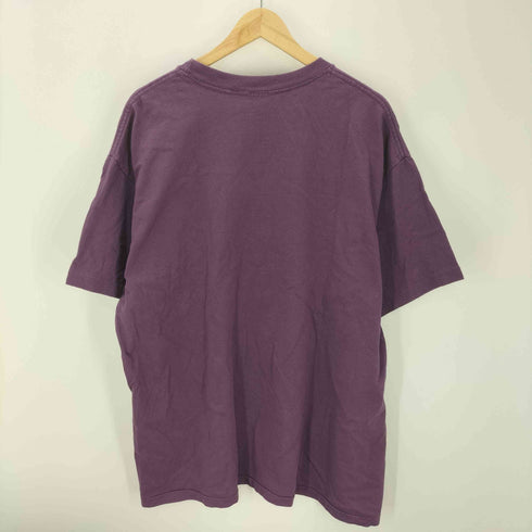ワーナーブラザーズスタジオストア WARNER BROS STUDIO STORE 90s USA製 BUGS ラビット バニー キャラクターT アニメT アニマル プリントTシャツ 裾袖シングル パープル メンズ import:XXL