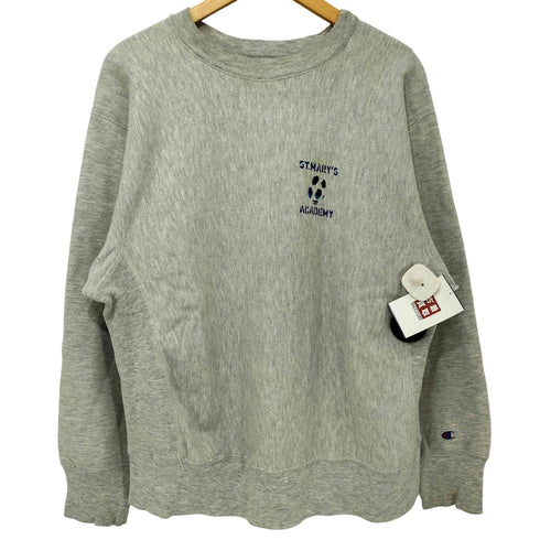 チャンピオン Champion 80s USA製 リバースウィーブ トリコタグ サッカーチーム ロゴ プリント クルーネック スウェット メンズ import:L