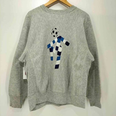 チャンピオン Champion 80s USA製 リバースウィーブ トリコタグ サッカーチーム ロゴ プリント クルーネック スウェット メンズ import:L