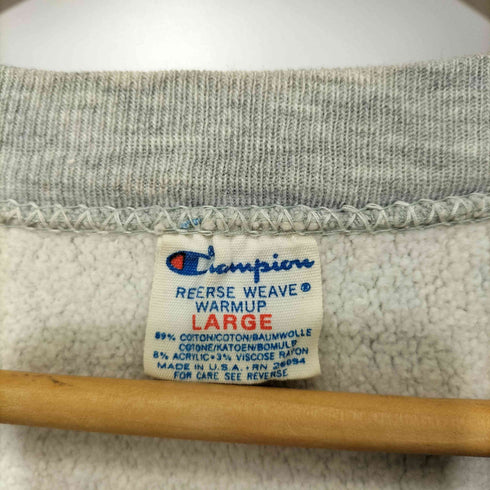チャンピオン Champion 80s USA製 リバースウィーブ トリコタグ サッカーチーム ロゴ プリント クルーネック スウェット メンズ import:L