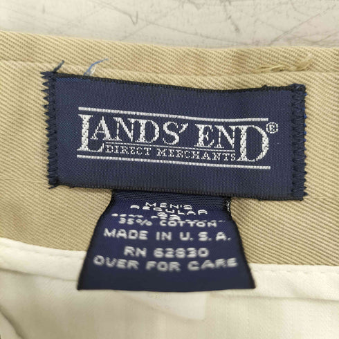 ランズエンド LANDS END 2タック チノパンツ メンズ 33
