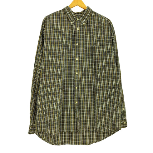 ギャップ Gap 90~00s old チェック ボタンダウン L/S シャツ メンズ JPN:L