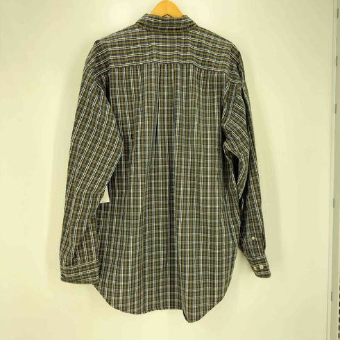 ギャップ Gap 90~00s old チェック ボタンダウン L/S シャツ メンズ JPN:L