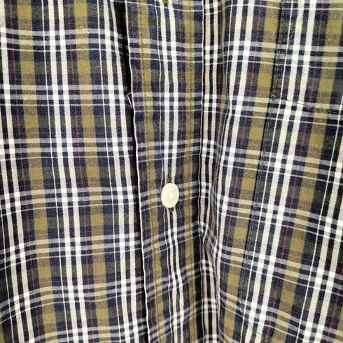 ギャップ Gap 90~00s old チェック ボタンダウン L/S シャツ メンズ JPN:L