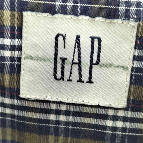 ギャップ Gap 90~00s old チェック ボタンダウン L/S シャツ メンズ JPN:L