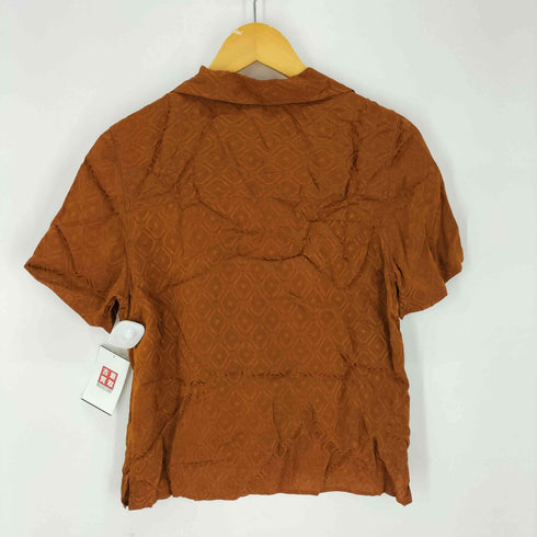 メゾンスペシャル MAISON SPECIAL S/Sオープンカラーシャツ レディース JPN:M