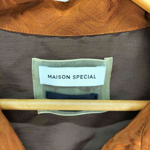 メゾンスペシャル MAISON SPECIAL S/Sオープンカラーシャツ レディース JPN:M