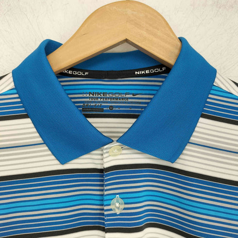 ナイキゴルフ NIKE GOLF DRI FIT ワンポイントスウッシュポロシャツ メンズ M