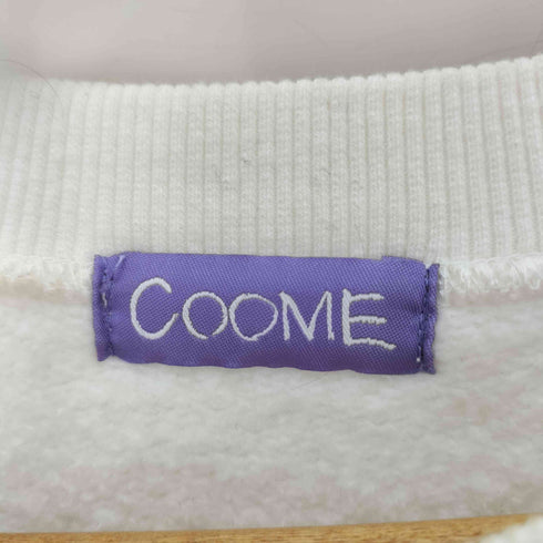 COOME コットンクルーネックスウェット レディース