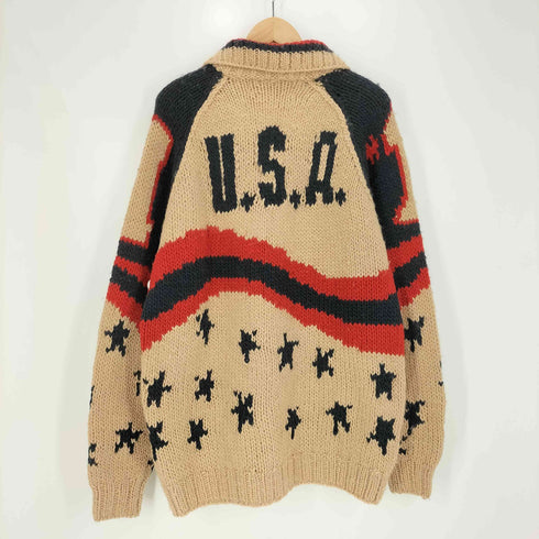ハーレーダビッドソン HARLEY-DAVIDSON カウチンニット カーディガン メンズ import:L