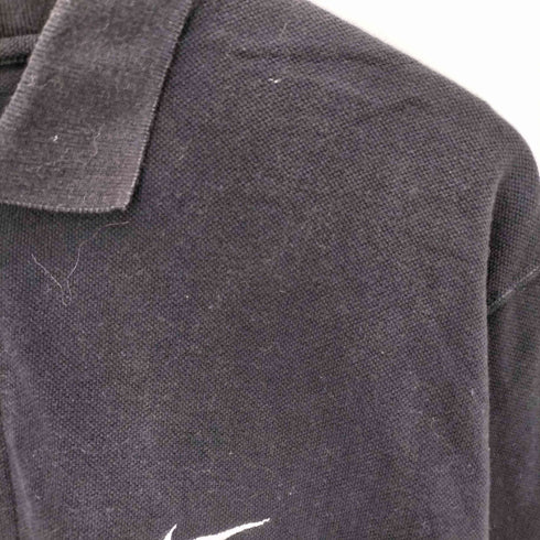 ナイキ NIKE 90S~00S 銀タグ スウッシュ 鹿の子ポロシャツ メンズ import:S