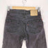 リーバイス Levis 80-90S 501 USA製 ボタン裏653刻印 USA製 ボールドウィン工場 後染め 脇割 ブラック ボタンフライ デニムパンツ メンズ W30 L30